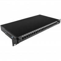 Патч панель CMS 24 порти SC-Simpl./LC-Dupl./E2000, пуста (UA-FOP24SCS-B) www.bd.in.ua Безпечний Дім