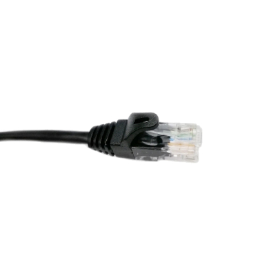 Патч-корд EServer UTP,  0.5 м, кат. 5e black www.bd.in.ua Безпечний Дім