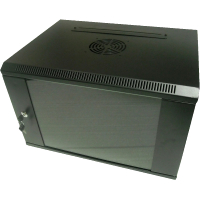 Шафа Hypernet WMNC-9U-FLAT-AC-BLACK www.bd.in.ua Безпечний Дім