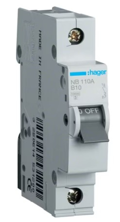 Автоматичний вимикач Hager NB110A www.bd.in.ua Безпечний Дім