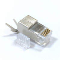 Розєм RJ-45 Kingda RJ45 STP кат. 6A/8, 50μ, 1.45мм, зі вставкою (KD-PG8056-C8) www.bd.in.ua Безпечний Дім
