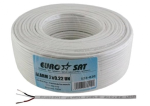 Кабель силовий Eurosat 10x0.22 CU www.bd.in.ua Безпечний Дім