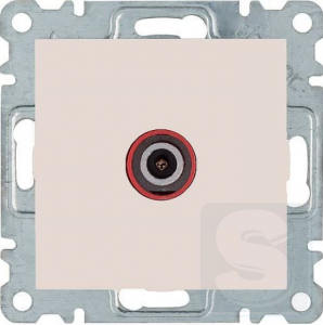 Розетка TV Hager WL3211 www.bd.in.ua Безпечний Дім