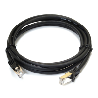 Патч-корд LW S/FTP, 1 м, кат. 6А, чорний, (PC005-C6A-100BK) www.bd.in.ua Безпечний Дім