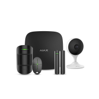 Комплект безпровідної сигналізації Ajax StarterKit black + IP-відеокамера 2 Мп IMOU Cue 2 (IPC-C22EP-A) з Wi-Fi (1113122) www.bd.in.ua Безпечний Дім