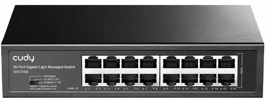 Комутатор Cudy GS1016E (73-00585) www.bd.in.ua Безпечний Дім