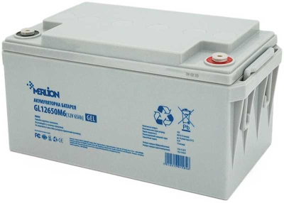 Акумуляторна батарея Merlion GL12650M6 12 V 65 Ah (000030228) 16430 www.bd.in.ua Безпечний Дім