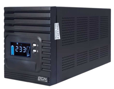 Джерело безперебійного живлення Powercom 3000VA/2400W line-interactive R232 USB 8 IEC (SPT.3000.II.LCD) www.bd.in.ua Безпечний Дім