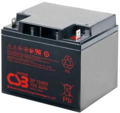 Акумуляторна батарея CSB 12V 40Ah (GP12400) www.bd.in.ua Безпечний Дім