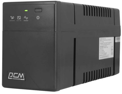 Джерело безперебійного живлення Powercom 800VA/480W line-interactive USB 2 IEC (BNT-800AP USB) www.bd.in.ua Безпечний Дім