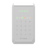 Клавіатура Tiras K-PAD4+ біла (white) www.bd.in.ua Безпечний Дім