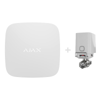 Комплект Ajax Hub 2 (2G) з краном перекриття води WaterStop 3/4
