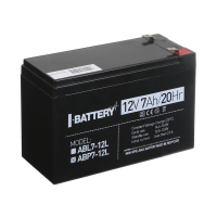 Акумулятор I-Battery 12В 7 Аг ABP7-12L www.bd.in.ua Безпечний Дім