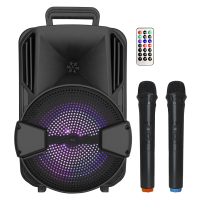 Автономна акустична система BIG 100BLUE SKY USB/MP3/FM/BT/TWS + 2pcs VHF mic www.bd.in.ua Безпечний Дім