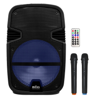 Автономна акустична система BIG BIG350STORM USB/MP3/FM/BT/TWS + 2pcs VHF mic www.bd.in.ua Безпечний Дім