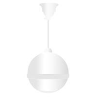 Підвісний динамік BIG ICICLE 40W WHITE www.bd.in.ua Безпечний Дім
