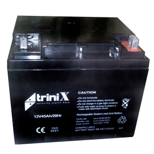 Акумулятор Trinix 12V 45 Ah www.bd.in.ua Безпечний Дім