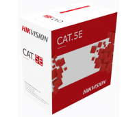 Кабель вита пара Hikvision DS-1LN5EO-UU/E 4х2х0,55мм зовнішній чорний www.bd.in.ua Безпечний Дім