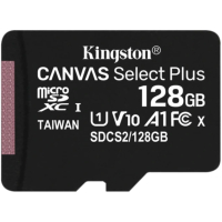 Карта памяті Kingston microSD 128GB C10 UHS-I R100MB/s + SD www.bd.in.ua Безпечний Дім