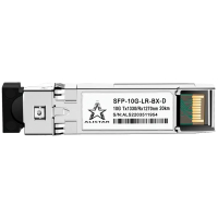 Модуль SFP Alistar SFP-10G-LR-BX-D SFP+ 10G BASE-BX 1SM WDM LC 20KM TX1330/RX1270nm DOM www.bd.in.ua Безпечний Дім