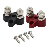 Комплект клем Victron Energy Dual Terminal Stud M8-linked set (1 red/1 black) www.bd.in.ua Безпечний Дім