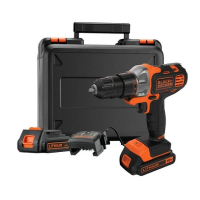 Акумуляторний шуруповерт BLACK+DECKER MT218KB www.bd.in.ua Безпечний Дім