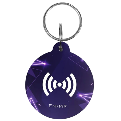 Брелок Trinix Proxymity-key EM+MF Epoxy purple www.bd.in.ua Безпечний Дім