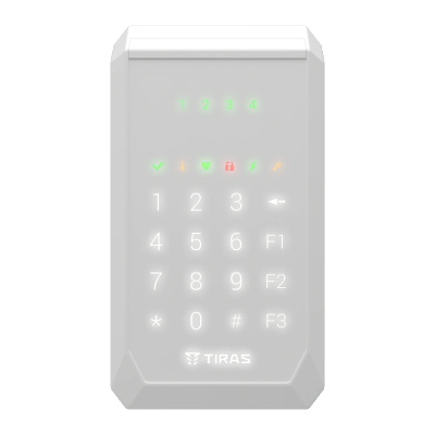 Клавіатура Tiras K-PAD4 (white) www.bd.in.ua Безпечний Дім