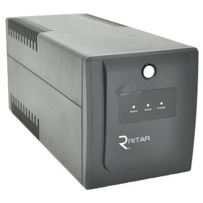 Джерело безперебійного живлення Ritar RTP1500 (900W) Proxima-L, LED, AVR, 3st, 4xSCHUKO socket, 2x12V9Ah www.bd.in.ua Безпечний Дім