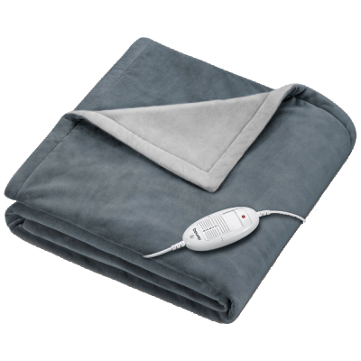 Електроковдра Beurer HD 75 Dark Grey 180х130см 100Вт www.bd.in.ua Безпечний Дім