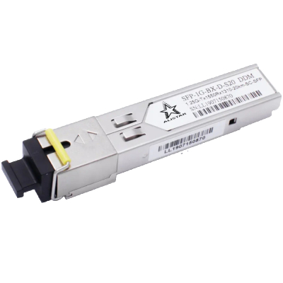 Модуль SFP Alistar SFP-1G-BX-D-S20 SFP 1G 1SM WDM SC 20KM TX1550/RX1310nm DDM www.bd.in.ua Безпечний Дім