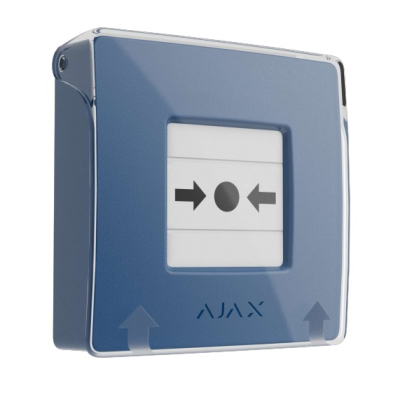 Тривожна кнопка
 Ajax ManualCallPoint (Blue) www.bd.in.ua Безпечний Дім