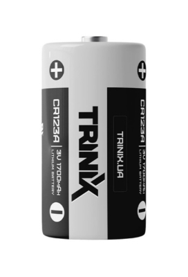 Батарейка Trinix CR-123A www.bd.in.ua Безпечний Дім