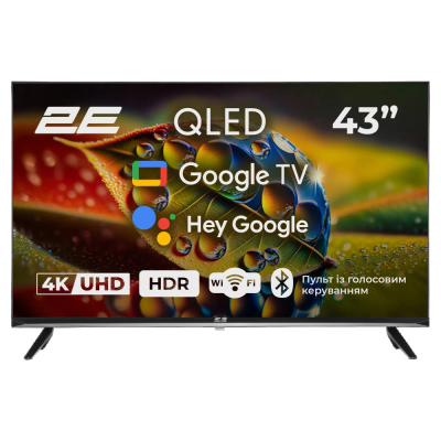 Монітор 2E 43A77Q QLED Google TV www.bd.in.ua Безпечний Дім