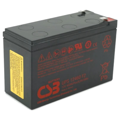 Акумулятор CSB UPS12460F2 12V 9Ah www.bd.in.ua Безпечний Дім