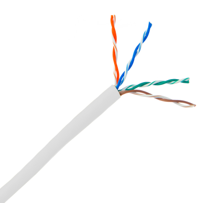 Кабель вита пара CMS U/UTP кат. 5E, 24AWG, обол. PVC(Eca), 305 м, білий (UU5E-IEWH) www.bd.in.ua Безпечний Дім