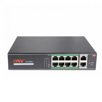 POE комутатор ONV H1108PL www.bd.in.ua Безпечний Дім