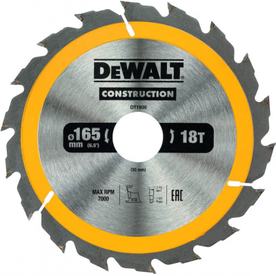 Диск пилковий DeWALT CONSTRUCTION DT1936 www.bd.in.ua Безпечний Дім