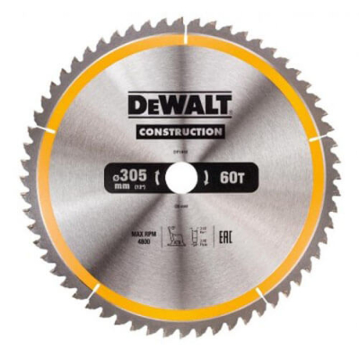Диск пилковий DeWALT СONSTRUCTION DT1960 www.bd.in.ua Безпечний Дім