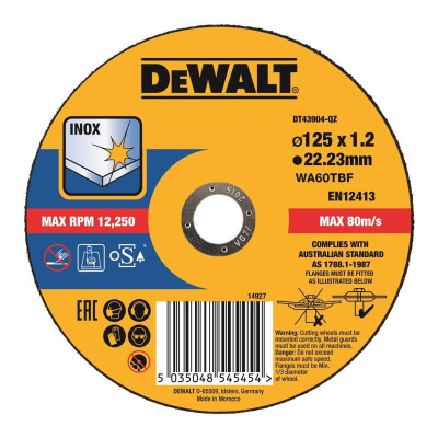 Відрізний круг DeWALT EXTREME DT43904 www.bd.in.ua Безпечний Дім