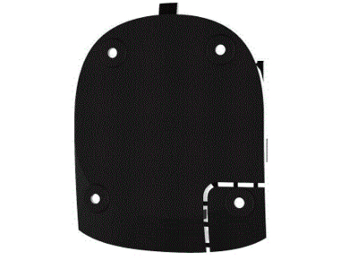 Кришка корпусу Ajax Smartbracket Hub black www.bd.in.ua Безпечний Дім