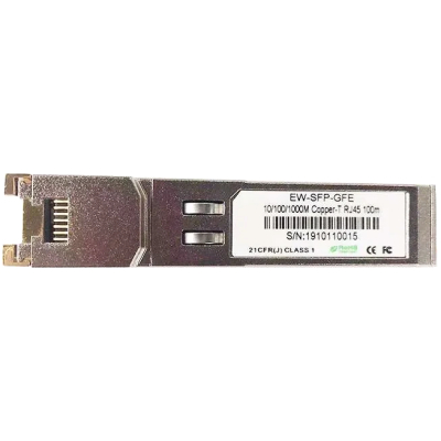 Модуль SFP Ewind EW-SFP-GFE 1.25G, SFP port transform to 10/100/1000M * RJ45 port www.bd.in.ua Безпечний Дім