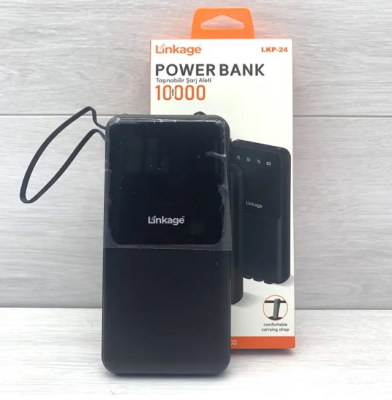Повербанк Linkage Powerbank LKP-24 10000mAh, Blister Black www.bd.in.ua Безпечний Дім