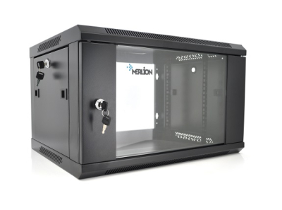 Шафа Merlion 6U 600x600x367 чорна www.bd.in.ua Безпечний Дім