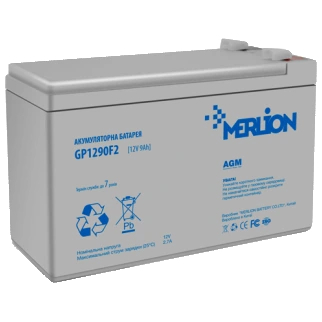 Акумулятор Merlion GP1290F2 AGM 12В 9 А•ч www.bd.in.ua Безпечний Дім