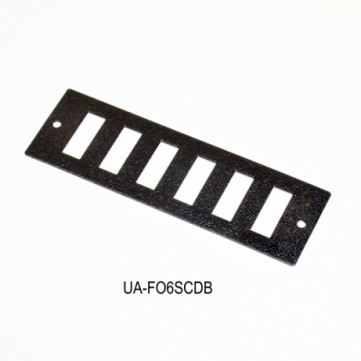 Лицьова панель CMS 6SC Duplex для UA-FOBC-B, чорна (UA-FO6SCDB) www.bd.in.ua Безпечний Дім