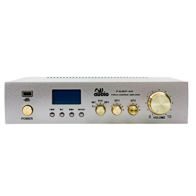 Підсилювач 4all Трансляційний  потужності  Audio PAMP-60-BT www.bd.in.ua Безпечний Дім