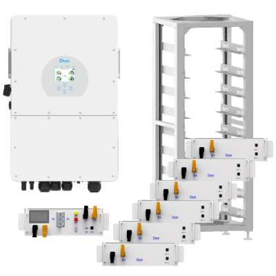 Комплект резервного живлення DEYE SUN-15K-SG01HP3-EU-AM2 15кВт 30кВт•ч www.bd.in.ua Безпечний Дім