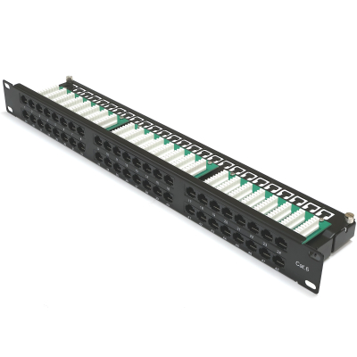 Патч панель Kingda 48xRJ-45 UTP, кат. 6, 1U, dual type www.bd.in.ua Безпечний Дім