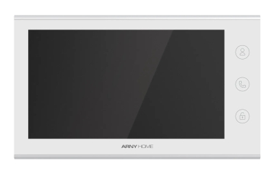 Відеодомофон Arny AVD-731A (2Mpx) white IPS www.bd.in.ua Безпечний Дім